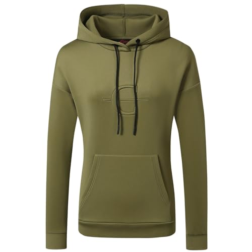 Covalliero Damen Sweater Hoody Olive F/S 24, Größe:S von Covalliero