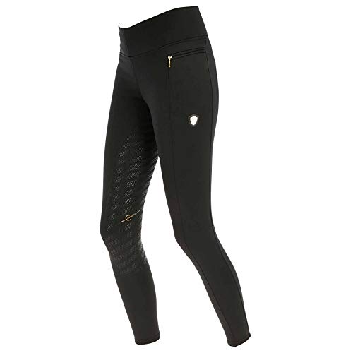 Covalliero Kerbl Reitleggings Coldana - Riding Tight, Anthrazit, 32/34 von Covalliero