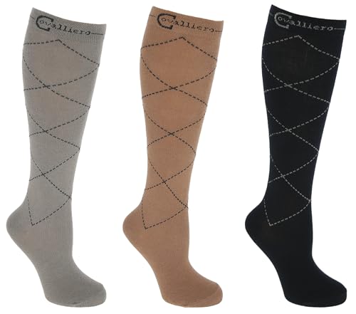Covalliero Reitstrümpfe Karo, 3er Pack, Gr. 34-36 Covalliero Reitstrümpfe Karo, 3er Pack, Gr. 34-36 von Covalliero