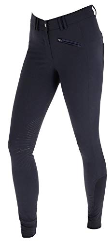 Kerbl Cavalliero Reithose Bali, Silikon-Kniebesatz, Mädchen Navy/Blau, 158 von Covalliero