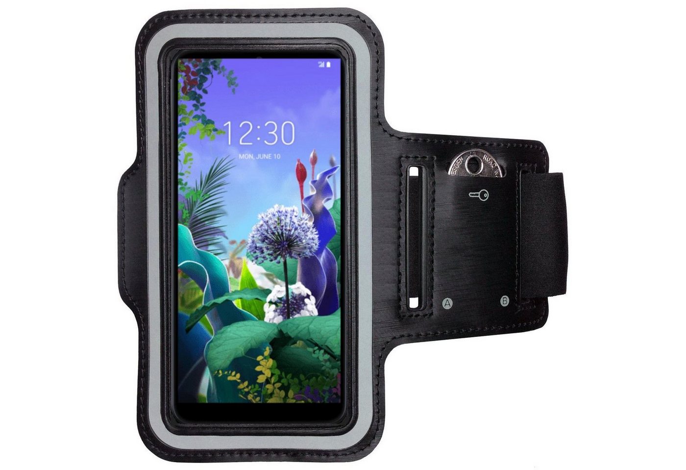 CoverKingz Handyhülle LG Q60 Handy Sport Armband Hülle Sportarmband Fitness Tasche Lauf Etui, Sport Schutzhülle Schlüsselfach Handyhülle Jogging Schutztasche Etui CoverKingz Handyhülle LG Q60 Handy Sport Armband Hülle Sportarmband Fitness Tasche Lauf Etui, Sport Schutzhülle Schlüsselfach Handyhülle Jogging Schutztasche Etui von CoverKingz