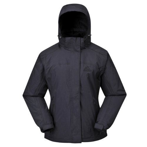Cox Swain Damen 2-Lagen Outdoor Regenjacke Pure - 5.000mm Wassersäule, Colour: Black, Size: XL Cox Swain Damen 2-Lagen Outdoor Regenjacke Pure - 5.000mm Wassersäule, Colour: Black, Size: XL von Cox Swain