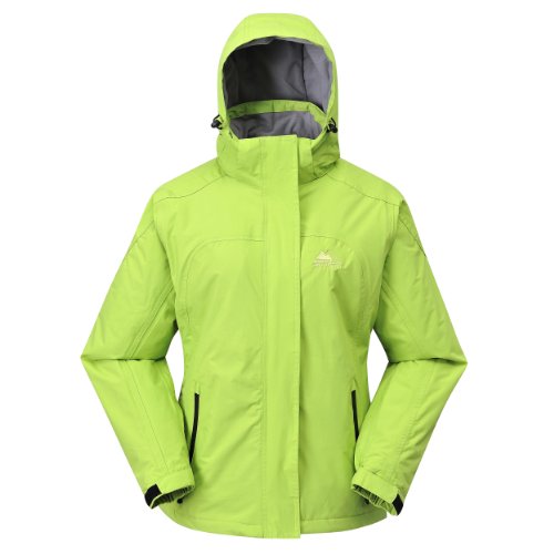 Cox Swain Damen 2-Lagen Outdoor Regenjacke Pure - 5.000mm Wassersäule, Colour: Green, Size: XS von Cox Swain