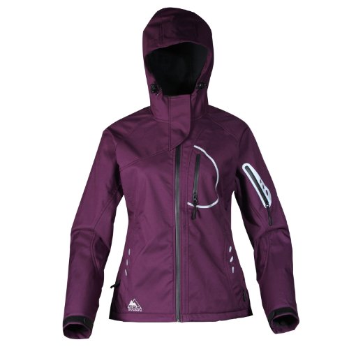 Cox Swain Damen 3-Lagen Outdoor Softshell Jacke Yuki - 15.000mm Wassersäule - 10.000mm atmungsaktiv, Colour: Purple, Size: S Cox Swain Damen 3-Lagen Outdoor Softshell Jacke Yuki - 15.000mm Wassersäule - 10.000mm atmungsaktiv, Colour: Purple, Size: S von Cox Swain