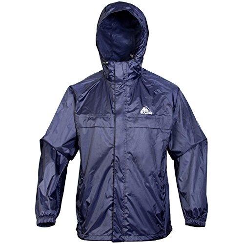 Cox Swain Herren 2-Lagen Outdoor Funktions Regenjacke 3.000mm Wassersäule -3.000mm Atmungsaktivität, Colour: Navy, Size: XXL von Cox Swain