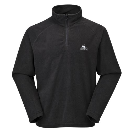 Cox Swain Herren Fleecepullover Base, Colour: Black, Size: XXL von Cox Swain