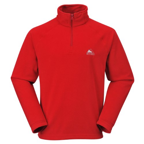 Cox Swain Herren Fleecepullover Base, Colour: Red, Size: L von Cox Swain