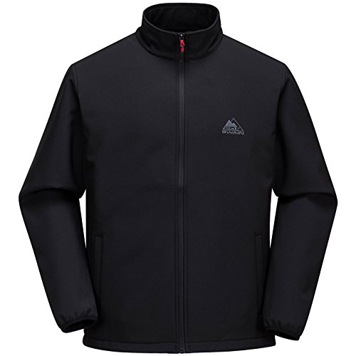 Cox Swain Herren Softshell Jacke Charly - hoher, Colour: Black, Size: L von Cox Swain