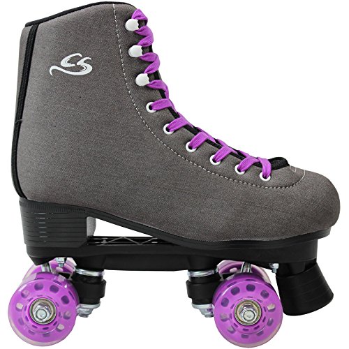 Cox Swain Kinder Rollschuhe -JUMAH- Rollerskates- ABEC5, Colour: Dark Grey, Size: 37 von Cox Swain