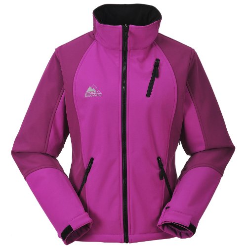 Cox Swain Titanium 3-Lagen Damen Softshell Jacke Forest - 10.000mm Wassersäule 2.000mm atmungsaktiv, Colour: Berry, Size: XS von Cox Swain