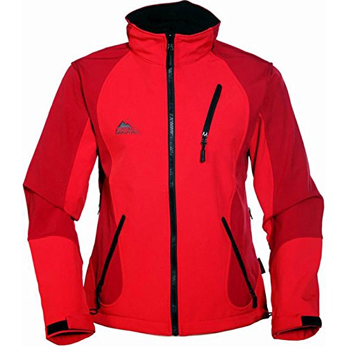 Cox Swain Titanium 3-Lagen Damen Softshell Jacke FOREST - 10.000mm Wassersäule 2.000mm atmungsaktiv, Colour: Red, Size: XS von Cox Swain