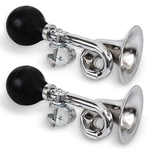 Cozihom Fahrradklingel, Metall, Clown-Hupe, für Fahrrad, Fahrradklingel, universal, passend für 22,2 mm Lenker, 2 Stück Cozihom Fahrradklingel, Metall, Clown-Hupe, für Fahrrad, Fahrradklingel, universal, passend für 22,2 mm Lenker, 2 Stück von Cozihom