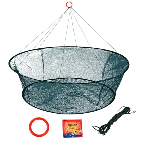Cozlly Faltbares Fischernetz Handnetz,Köderfisch-Senke mit Fluchtschutz,Fischernetze mit Angelschnur,Wurf Handform Angelgussnetz,Handwurfkäfig zum Fangen von Fischen Garnelen Krabben Cozlly Faltbares Fischernetz Handnetz,Köderfisch-Senke mit Fluchtschutz,Fischernetze mit Angelschnur,Wurf Handform Angelgussnetz,Handwurfkäfig zum Fangen von Fischen Garnelen Krabben von Cozlly