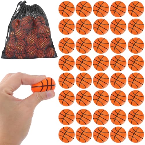Cptoion 40 Stück Mini Basketball, 4 cm Mini-Basketball-Stress-Bälle, Kleine Basketball-Stressbälle, Mini Sportbälle Basketball für Kinder Schule Karneval Belohnung Geburtstag Party Geschenk Füller Cptoion 40 Stück Mini Basketball, 4 cm Mini-Basketball-Stress-Bälle, Kleine Basketball-Stressbälle, Mini Sportbälle Basketball für Kinder Schule Karneval Belohnung Geburtstag Party Geschenk Füller von Cptoion