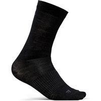 2er Pack CRAFT Core Wool Liner Socken Herren 999000 - black 40-42 von Craft