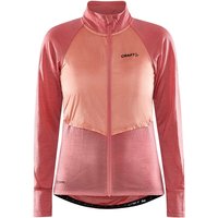 CRAFT ADV Bike SubZ Wool langarm Fahrradtrikot Damen 740716 - coral/glow M von Craft