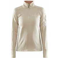 CRAFT ADV SubZ langarm Laufshirt Damen 211716 - ecru/glow M von Craft