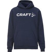 CRAFT Community 2.0 Logo Hoodie Herren 390000 - navy S von Craft