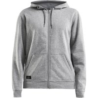 CRAFT Community Kapuzenjacke Herren 950000 - grey melange M von Craft