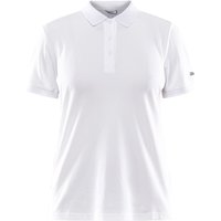 CRAFT Core Blend Poloshirt Damen 900000 - white M von Craft