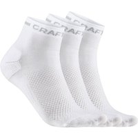 CRAFT Core Dry Mid 3er Pack Radsocken, für Herren, Größe L, Rennradsocken, MTB von Craft