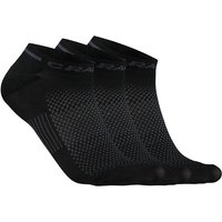 CRAFT Core Dry Shaftless 3er Pack Radsocken, für Herren, Größe M, Rennrad von Craft