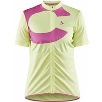 CRAFT Core Endur Logo Fahrradtrikot Damen 541719 - giallo/camelia L von Craft