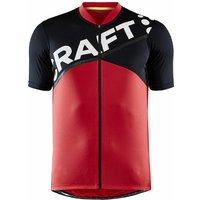 CRAFT Core Endur Logo Fahrradtrikot Herren 430999 - bright red/black M von Craft