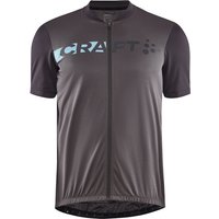 CRAFT Core Endur Logo Fahrradtrikot Herren 985327 - granite/aquamarine L von Craft