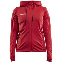 CRAFT Evolve Kapuzen-Trainingsjacke Damen 430000 - bright red L von Craft
