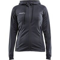 CRAFT Evolve Kapuzen-Trainingsjacke Damen 995000 - asphalt XXL von Craft