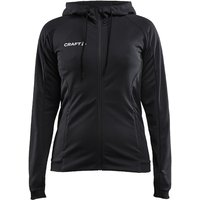 CRAFT Evolve Kapuzen-Trainingsjacke Damen 999000 - black L von Craft