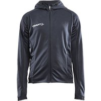 CRAFT Evolve Kapuzen-Trainingsjacke Kinder 995000 - asphalt 158/164 von Craft