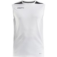 CRAFT Pro Control Impact ärmelloses Trainingsshirt Herren 900999 - white/black XS von Craft