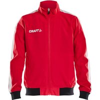 CRAFT Pro Control Trainingsjacke Kinder 430000 - bright red/white 122/128 von Craft