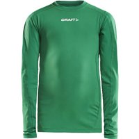 CRAFT Pro Control langarm Kompressionsshirt Kinder 651000 - team green 158/164 von Craft