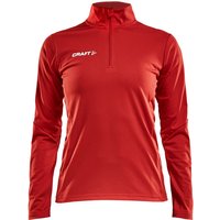 CRAFT Progress 1/2-Zip Trainings-Top Damen 1430 - bright red L von Craft