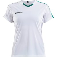 CRAFT Progress Contrast Trikot Damen 3900 - white/team green L von Craft