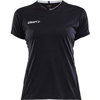 CRAFT Progress Practise Trainingsshirt Damen 9900 - black/white S von Craft