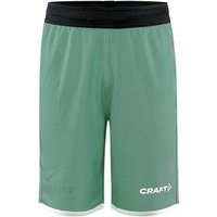 CRAFT Progress Reversible Basketballshorts Kinder 651900 - team green/white 146/152 CRAFT Progress Reversible Basketballshorts Kinder 651900 - team green/white 146/152 von Craft