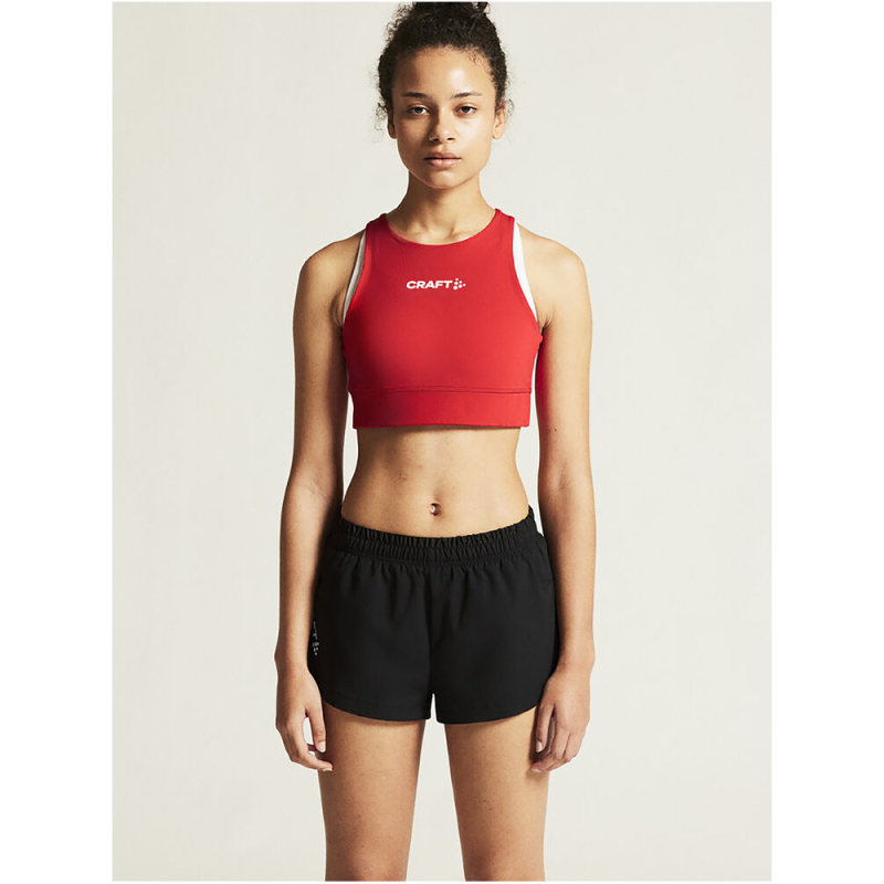 CRAFT Rush 2.0 Crop-Top Damen 430000 - bright red XL von Craft