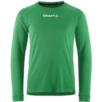 CRAFT Rush 2.0 langarm Trainingsshirt Kinder 651000 - team green 134/140 von Craft