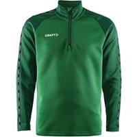 CRAFT Squad 2.0 1/2-Zip Trainings-Top Herren 651633 - team green/ivy L von Craft