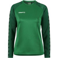 CRAFT Squad 2.0 Crewneck Trainings-Top Damen 651633 - team green/ivy XXL von Craft