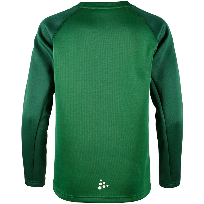 CRAFT Squad 2.0 Crewneck Trainings-Top Kinder 651633 - team green/ivy 134/140 von Craft