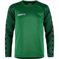 CRAFT Squad 2.0 Crewneck Trainings-Top Kinder 651633 - team green/ivy 146/152 von Craft