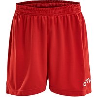 CRAFT Squad Solid Shorts Kinder 1430 - bright red 122/128 von Craft