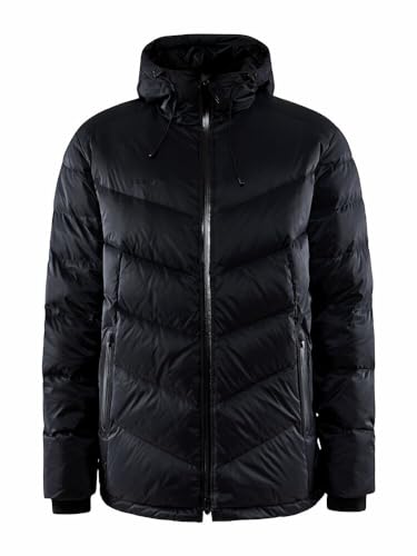 Craft ADV EXPLORE DOWN JACKET | Herren Daunenjacke L | Black | Verstellbare Kapuze und hohem Kragen | Wasserabweisende Winterjacke Herren | winddichter Daunenparka Herren Winter Craft ADV EXPLORE DOWN JACKET | Herren Daunenjacke L | Black | Verstellbare Kapuze und hohem Kragen | Wasserabweisende Winterjacke Herren | winddichter Daunenparka Herren Winter von Craft