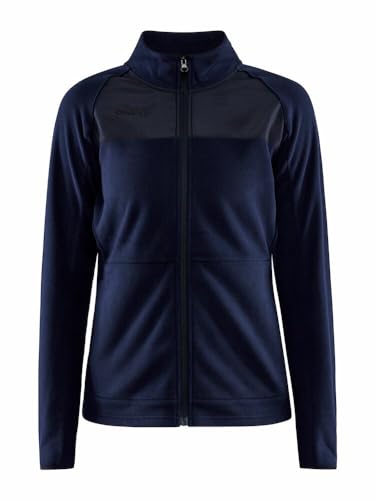 Craft ADV EXPLORE FLEECE MIDLAYER | Fleecejacke Damen M | Blaze | Gebürstetes Fleece | Mit Daumenloch | Reißverschlusstaschen | Quick Dry Jacke Damen | Outdoor Fleecejacken für Damen von Craft