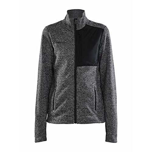 Craft ADV Explr Heavy Fleecejacke Damen grau/schwarz Craft ADV Explr Heavy Fleecejacke Damen grau/schwarz von Craft